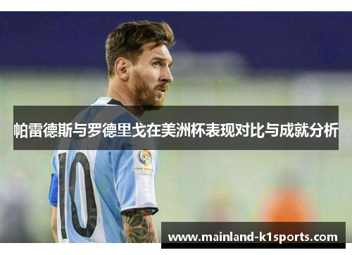 帕雷德斯与罗德里戈在美洲杯表现对比与成就分析