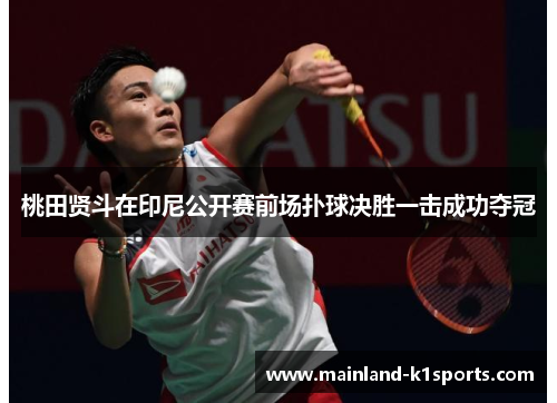 桃田贤斗在印尼公开赛前场扑球决胜一击成功夺冠 桃田贤斗在印尼公开赛前场扑球决胜一击成功夺冠