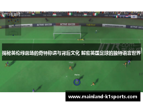 揭秘英伦绿茵场的奇特称谓与背后文化 解密英国足球的独特语言世界