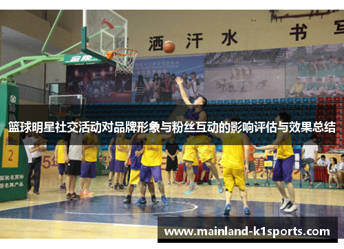 篮球明星社交活动对品牌形象与粉丝互动的影响评估与效果总结