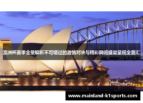 澳洲杯赛季全景解析不可错过的激情对决与精彩瞬间盛宴呈现全面汇
